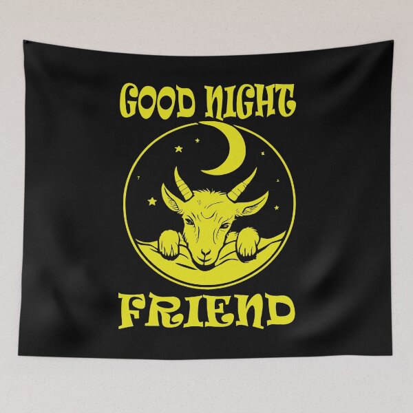 Item preview, Goodnight Goat - Yellow designed and sold by Soulemotion.
