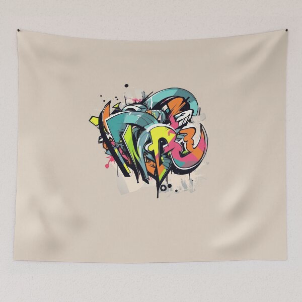 Item preview, Neon Blade Tag - BCN Graffiti designed and sold by DebbieDoesDogs.
