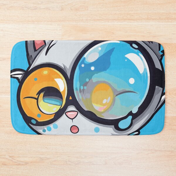 Item preview, Futuristic multicolor cats #42 lunar cat designed and sold by SOVISART.