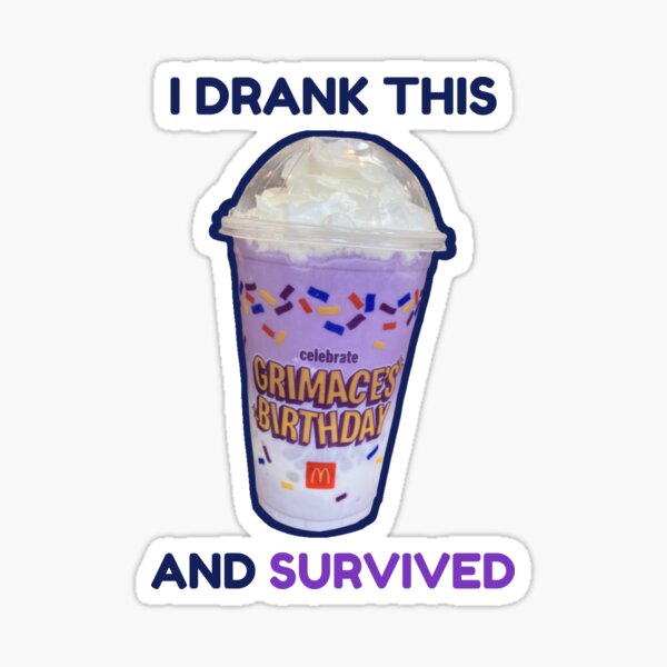 Item preview, I Drank The Grimace Shake And Survived designed and sold by supercomfy.