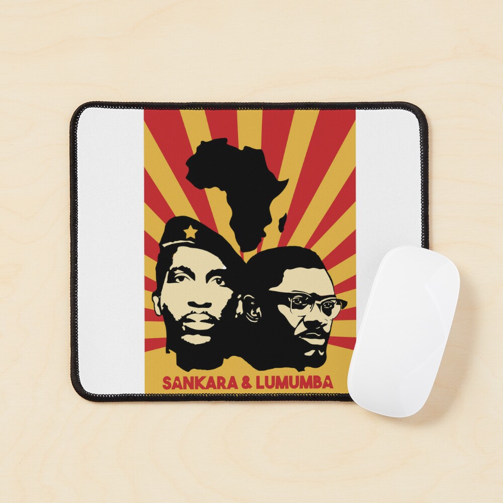 Thomas Sankara and Patrice Lumumba Retro Sunset Poster for Sale by Nkioi