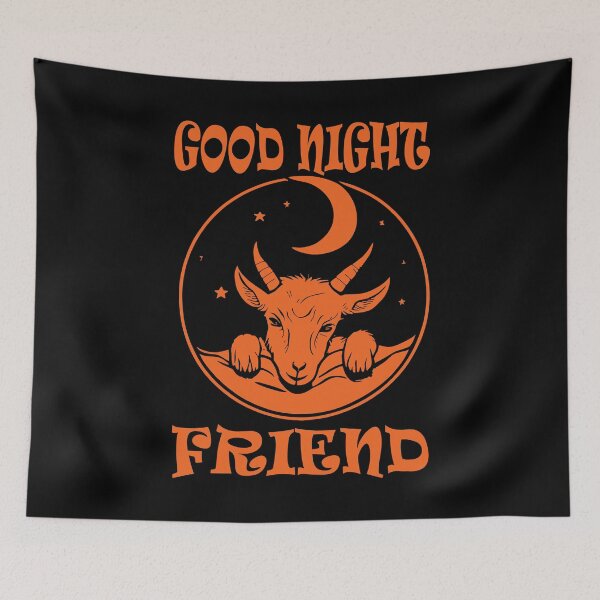 Item preview, Good Night Goat - Orange 2 designed and sold by Soulemotion.