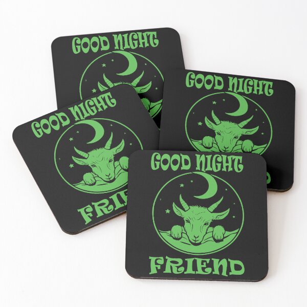 Item preview, Good Night Goat - Green 2 designed and sold by Soulemotion.