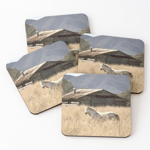 Item preview,  COUNTRY SCENE WITH HORSE AND CABIN designed and sold by Barbara Jean Photo Art And Design.
