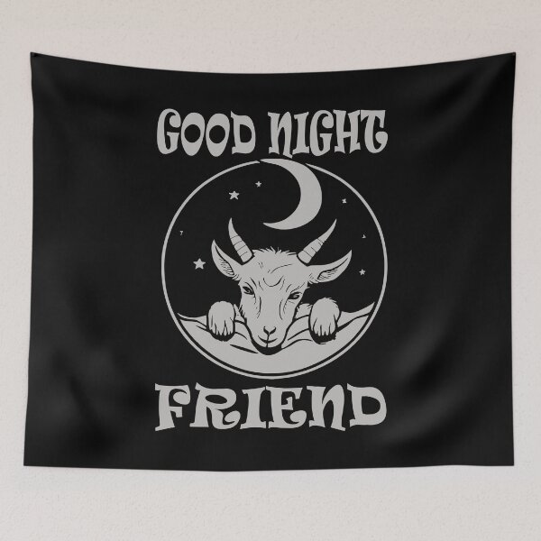 Item preview, Good Night Goat - Silver 2 designed and sold by Soulemotion.
