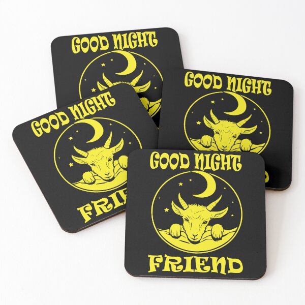Item preview, Good Night Goat - Yellow 2 designed and sold by Soulemotion.