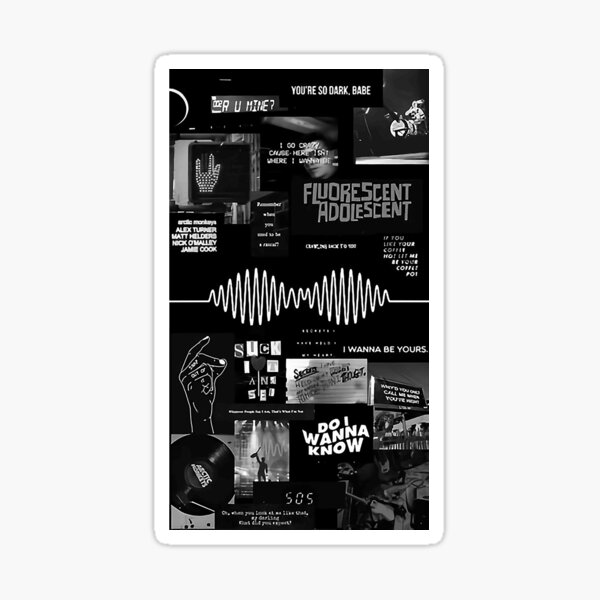 The Neighbourhood Daddy Issues Spotify / Apple Music Song Details Sticker  Sticker for Sale by Sophaiello