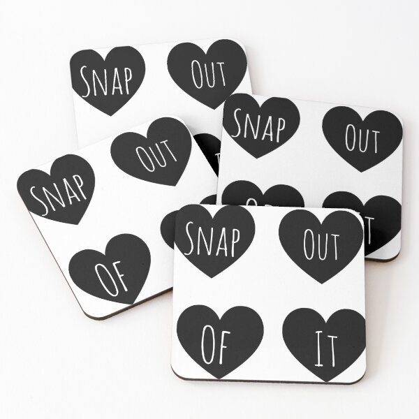 Item preview, snap out of it heart sticker packet black designed and sold by santa-mariadan.