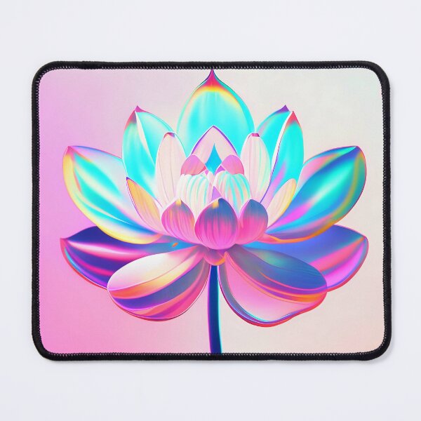 Item preview, Psychedelic Harmony: 80's style lotus flower designed and sold by byaz3.