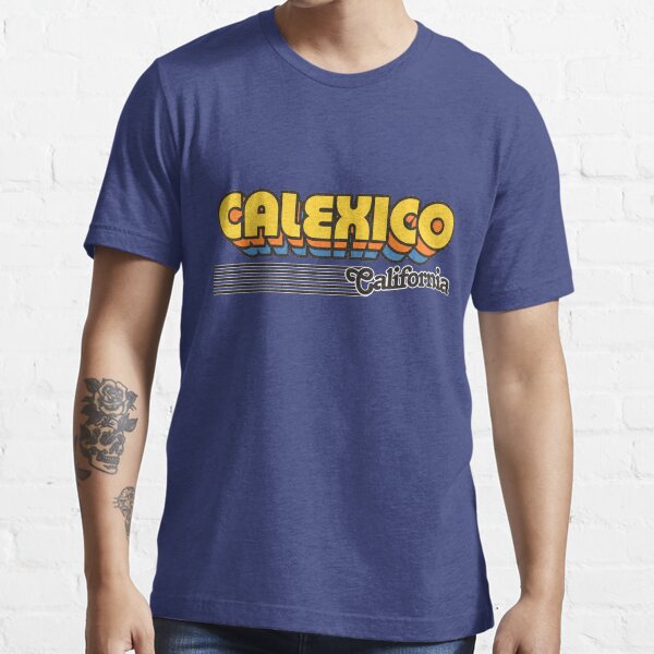 "Calexico, California Retro Stripes" Tshirt for Sale by retroready