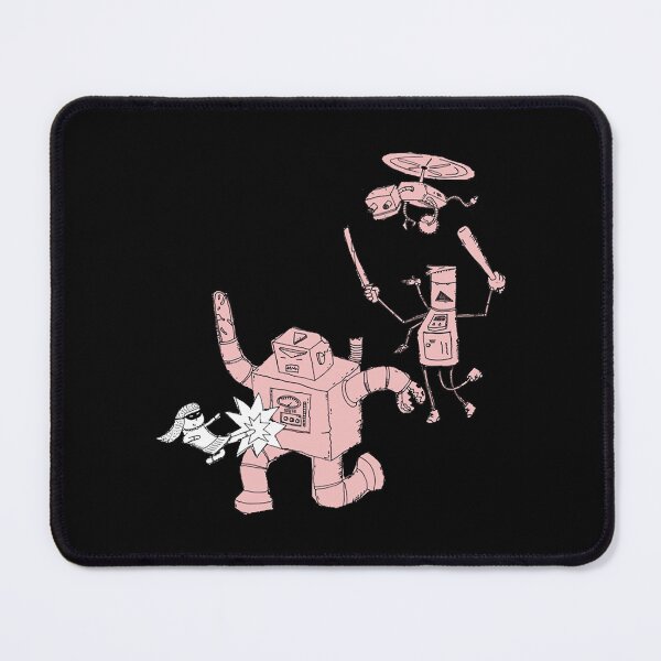 Item preview, Yoshimi battles the pink robots designed and sold by rishan-raphael.