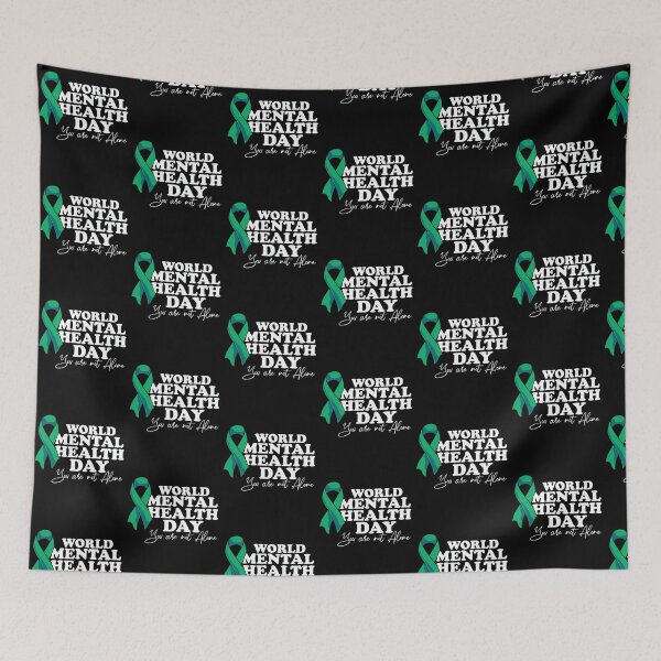 Item preview, World Mental Health Day Healthy Awareness Support designed and sold by Pubi.