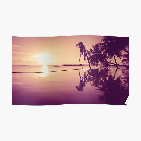 Paradise sunset Thailand Poster