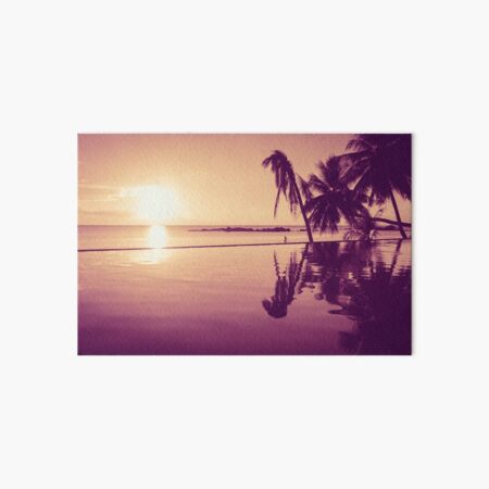 Paradise sunset Thailand Art Board Print