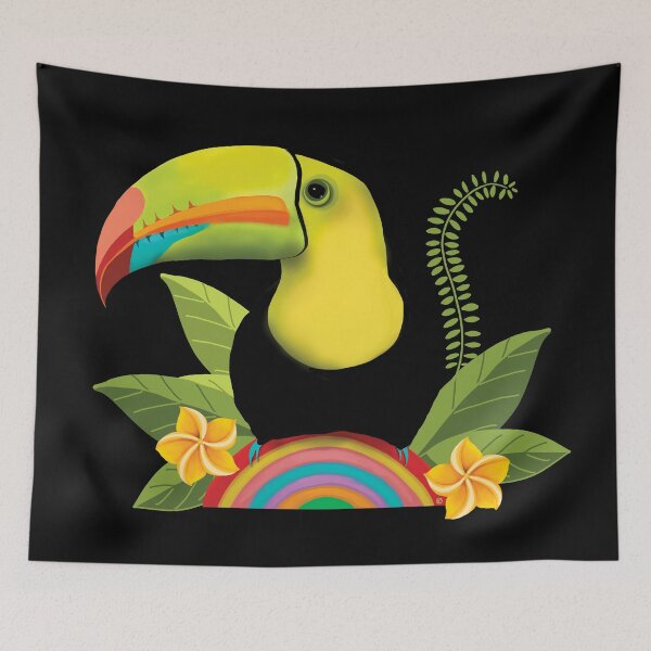 Item preview, Rainbow Toucan designed and sold by Karin Taylor.