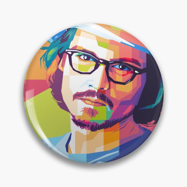 Item preview, Johnny Depp popart portrait designed and sold by SanggiDesign.