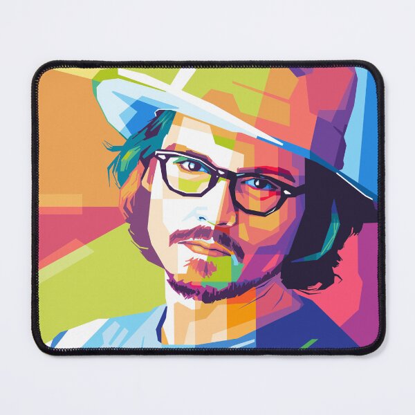 Item preview, Johnny Depp popart portrait designed and sold by SanggiDesign.