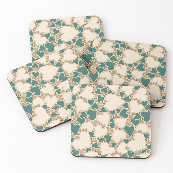 Item preview, Teal Heartful designed and sold by KutieflyDesigns.