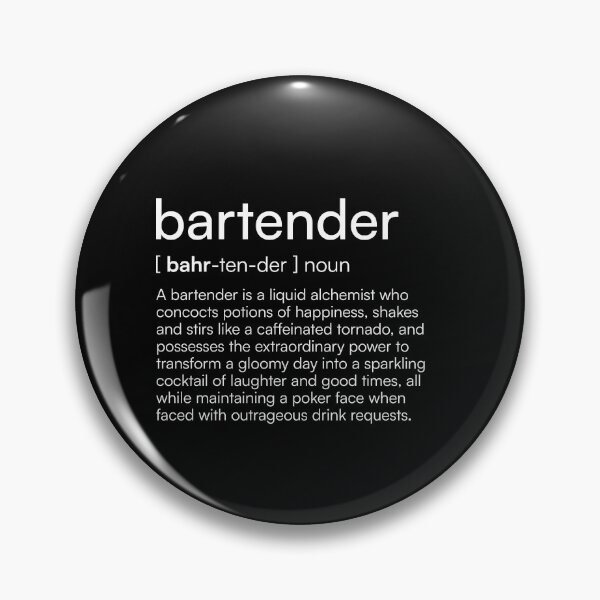 Item preview, Bartender Definition designed and sold by Merchgard.