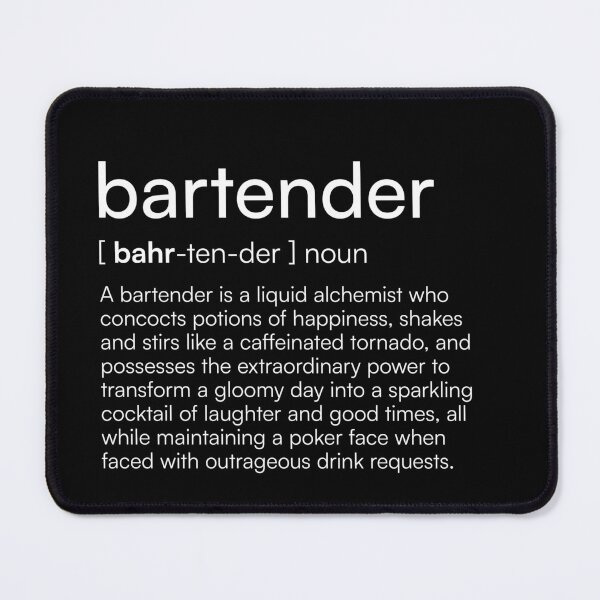 Item preview, Bartender Definition designed and sold by Merchgard.