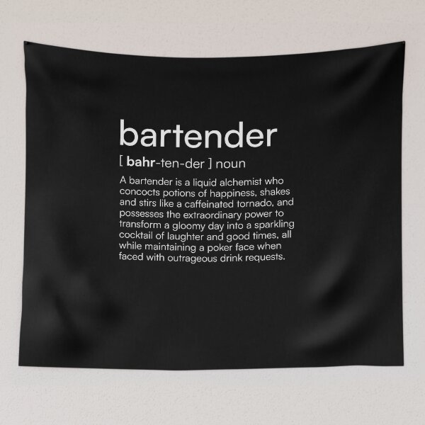 Item preview, Bartender Definition designed and sold by Merchgard.