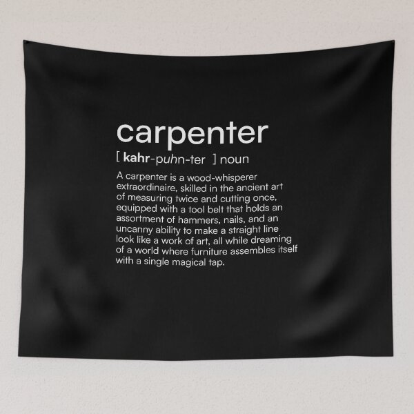Item preview, Carpenter Definition designed and sold by Merchgard.