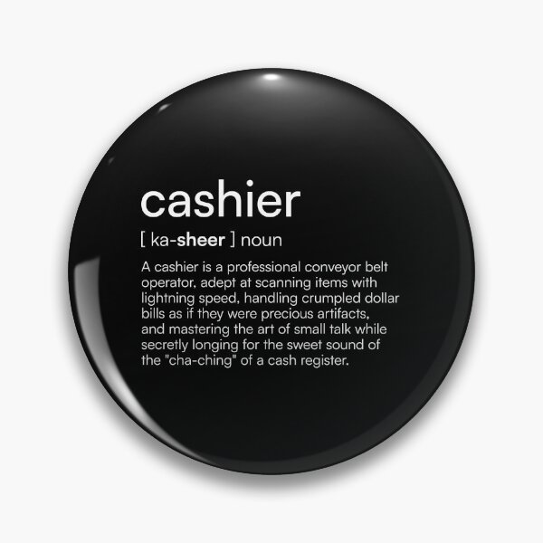 Item preview, Cashier Definition designed and sold by Merchgard.