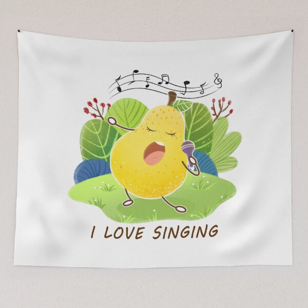 Item preview, Sing Song, Bling, Cute Pear designed and sold by Lychee Design.