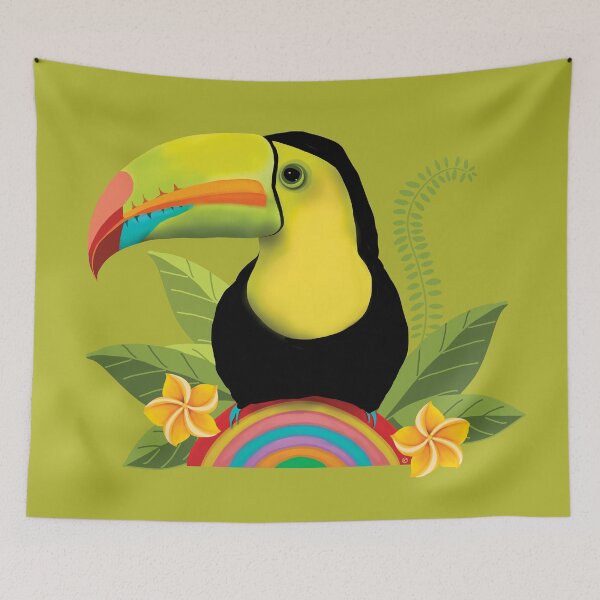 Item preview, Rainbow Toucan designed and sold by Karin Taylor.