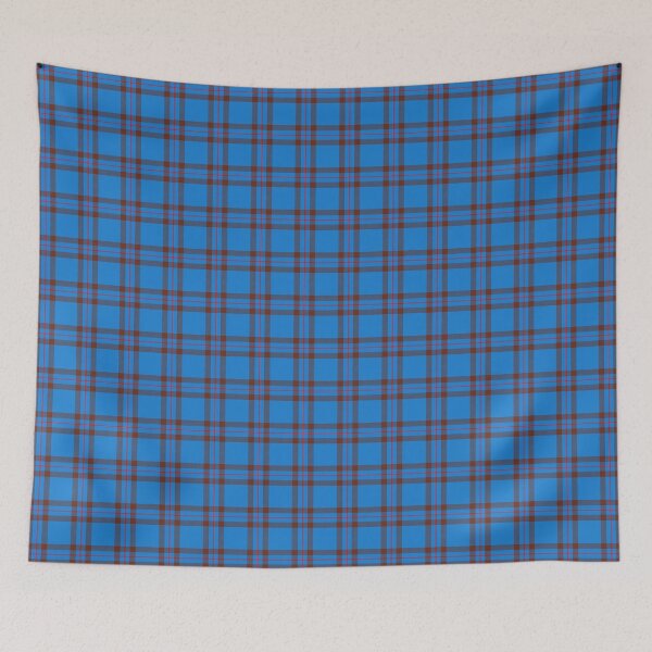 Item preview, Tartan, clan Elliot, tartan blue, red. Scottish Plaid pattern. Checkered pattern. designed and sold by iclipart.