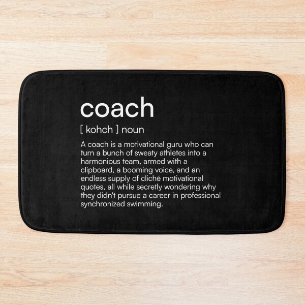 Artikelvorschau, Coach-Definition entworfen und verkauft von Merchgard.
