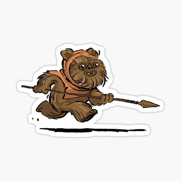 Vista previa del artículo con la obra «EWOK», diseñado y vendido por katharina-mathe.
