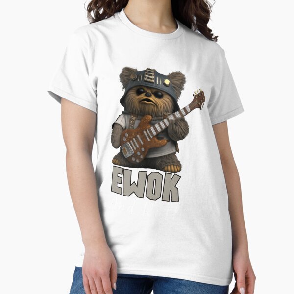 Vista previa del artículo con la obra «Ewok And Roll Guitarra Divertida», diseñado y vendido por katharina-mathe.