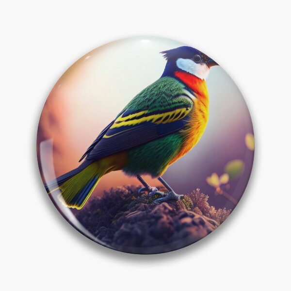 Item preview, Colorful bird designed and sold by M-Y-A-R-T-.