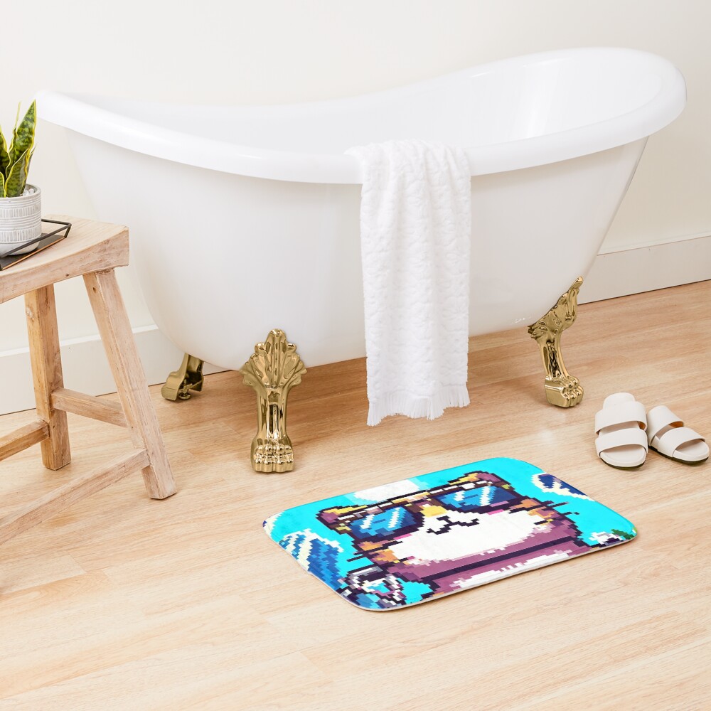 Item preview, Bath Mat designed and sold by workingblob.