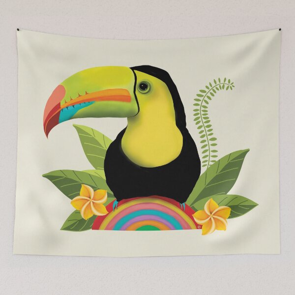 Item preview, Rainbow Toucan designed and sold by Karin Taylor.