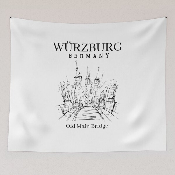 Item preview, Würzburg Germany sweatshirt, German shirt, Germany sticker, Unisex Soft and Comfortable Pullover, Germany gift souvenir designed and sold by JakubkoJunak.
