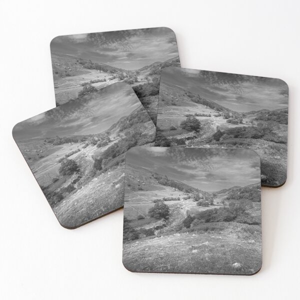 Item preview, Scenery, Upper Swaledale in the Yorkshire Dales (Black and White) designed and sold by MichaelBShannon.
