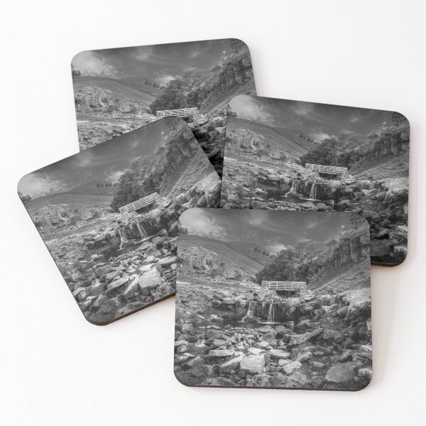Item preview, Swinnergill in  Swaledale, Yorkshire Dales (Black and White) designed and sold by MichaelBShannon.