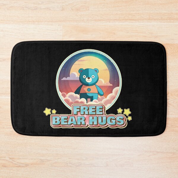 Item preview, Free Bear Hugs - Cute Pastel Colors Aesthetic for Plush Bear Lovers and Huggers Ver3 designed and sold by thecatcouch.