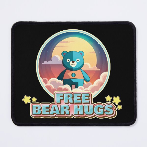 Item preview, Free Bear Hugs - Cute Pastel Colors Aesthetic for Plush Bear Lovers and Huggers Ver3 designed and sold by thecatcouch.