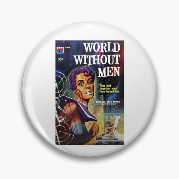 Item preview, World Without Men - Pulp Book Cover designed and sold by Desire To Inspire.