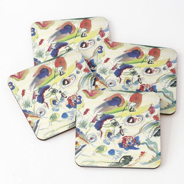 Item preview, Kandinsky | Untitled, First Abstract Watercolor 1910  designed and sold by BossyCatHome.