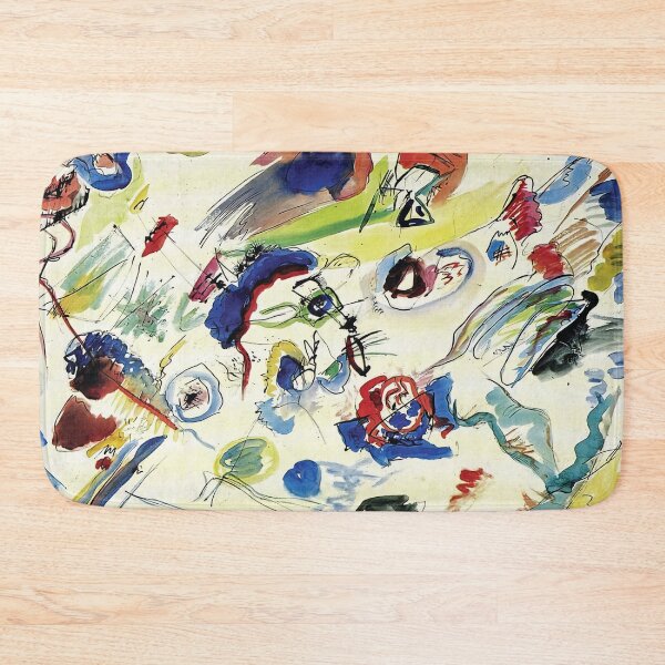Item preview, Kandinsky | Untitled, First Abstract Watercolor 1910  designed and sold by BossyCatHome.