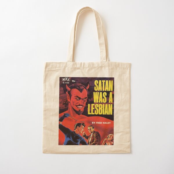 Artikel-Vorschau von Satan war eine Lesbe – Pulp-Buchcover, designt und verkauft von Desire To Inspire.