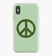 Peace sign iPhone Case