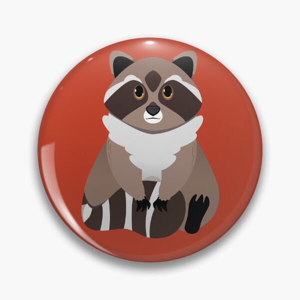 Item preview, Sitting red-brown raccoon designed and sold by Dtwakat.