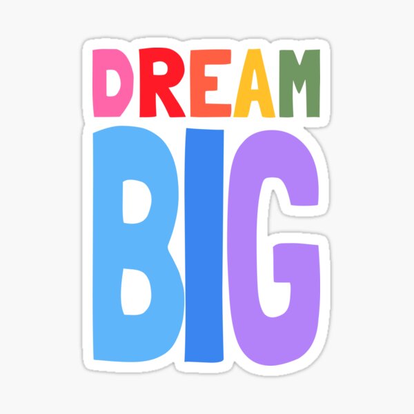 Item preview, Dream Big Rainbow Colours  designed and sold by OneThreeSix.