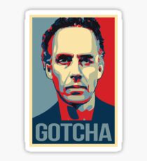 Gotcha - Jordan Peterson Canadian Psychologist Cathy Newman Debate Sticker