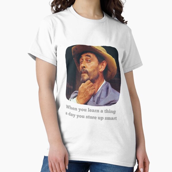 Vista previa del artículo con la obra «Camiseta inteligente Gunsmoke Festus Aprende», diseñado y vendido por gileslashuteus.